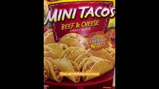 Jose Ole Content: Mini Taco Salad #mexicanfood #frozenfood #quick