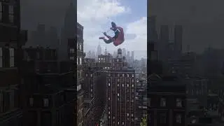 Pro Raimi web swinging with ZERO swing assist.#foryou#gaming#spiderman#shorts#viral#spiderman2#like