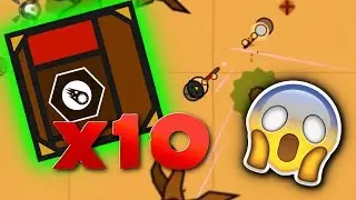 TROLLING In The FINAL CIRCLE With *INFINITE* AIRDROPS | surviv.io Desert Rain