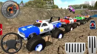 Police Monster Truck Stunt Driver Simulator 3D #3 - Impossible Sport Car Racing - Android Gameplay