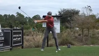 PATRICK RODGERS 120fps DRIVER FACE-ON SLOW MOTION & REGULAR GOLF SWING - 1080p HD