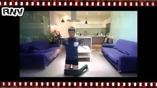 Putting on pants without using your hands
