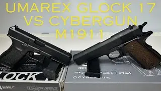 Umarex VFC Glock 17 Gen 5 vs. Cybergun Colt M1911 #airsoft #gbb #umarex #cybergun