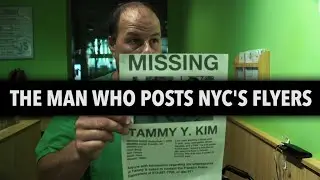 MEET THE MAN WHO POSTS FLYERS ALL OVER NEW YORK: MARTIN 