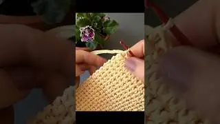 Как вязать самое простое и плотное донышко для сумок... #crochetbag