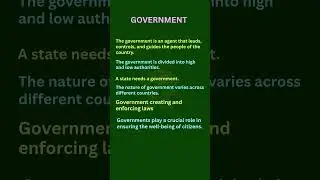 Define Government / What is government