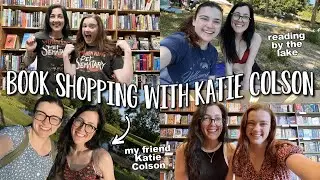 book shopping with @KatieColson ❤️&zwj;🔥(spending a week together in Washington, lake days, book haul)