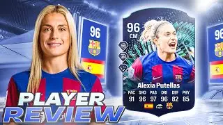 🔥96 TOTS MOMENTS ALEXIA PUTELLAS PLAYER REVIEW - EA FC 24 ULTIMATE TEAM