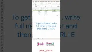 Split and add names in #excel