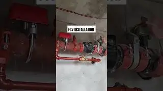 FCv Installation | Fire Sprinkler Floor Control Valve .#fireprotection #sprinker