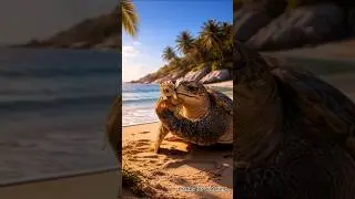 He Saved the Egg&hellip; But Lost Everything 😢🐢#egg #save #tree #turtel #dragon #fire #aliza #sehar