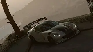 BeamNG drive gameplay riding on a Viper in Italy