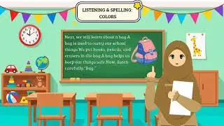 TUGAS LISTENING PROF CONTEXT(LISTENING & SPELLING : CLASSROOM OBJECT)