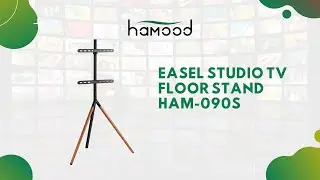 HAM-090s Stylish Floor Stand Wooden TV Floor Stand Installment #workspacesolutions #hamoodtv #stand