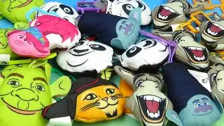 2025 DREAMWORKS FRIENDS set of 6 BURGER KING POCKET PILLOW PLUSHIES VIDEO REVIEW