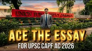 How to Ace CAPF Essay Writing | AIR 26 UPSC CAPF AC Strategy