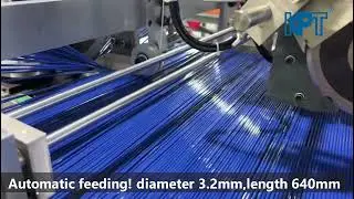 Nylon diameter 3.2mm, filament 640mm, automatic feeding /strip brush machine