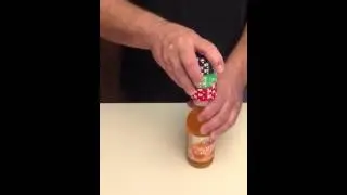 Poker Chip Push Down Bottle Opener