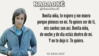 DANIEL VEL&Aacute;ZQUEZ - BONITA NI&Ntilde;A = KARAOK&Ecirc; (Play-back original) com backing-vocal 
