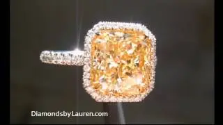 See how yellow a Y-Z color diamond looks when it's well cut