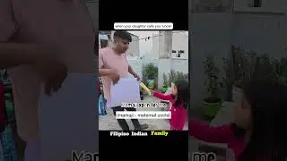 She forgot it's her father &hearts;︎Filipino Indian Family