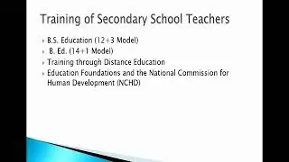 National Educational Policy 1998-2010 || Problems in of teacher education || Pre-Service Education |