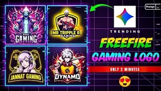 Create A Gaming Logo on Gemini Ai । Gemini Photo Editing । Only 2 Minutes