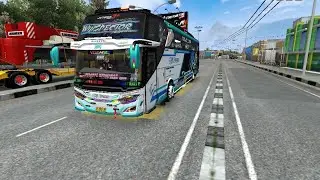 Bus pariwisata QQ TRANS winspector gaspol tujuan candi Prambanan | bus simulator Indonesia 
