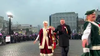 Ceremonia otwarcia PSK 26, polonez na pl. Wojska Polskiego
