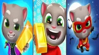 Talking Tom Time Rush Vs Talking Tom Gold Run Vs Talking Tom Hero Dash Android iOS Gameplay