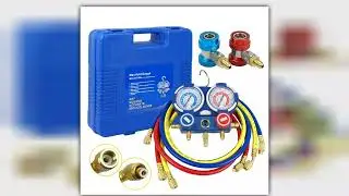 R410a R12 R22 SINGLE MANIFOLD GAUGE TESTING CHARGING AIR CONDITIONING GAUGE Premium Quality