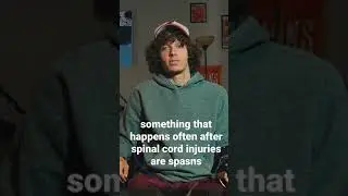 Spasms after a spinal cord injury