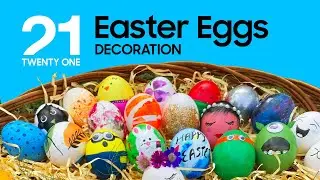 21 Easter Egg decoration ideas | Easy & super cute | Easter Day Special April 2021|Must watch🐣