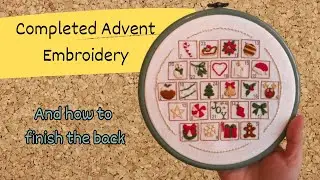 DIY Embroidery Advent Calendar: 24 Days of Stitching (Final reveal)