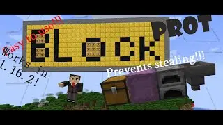 BlockProt plugin showcase 1.18.2 !! Easy to use!