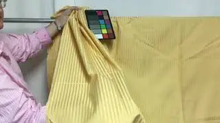 Elegant Stripes in Mojare Gold Upholstery Fabric | By Stroheim | 54