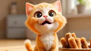 🐾 Snacks Come First | AI Animated Music Video by Chonky Cat