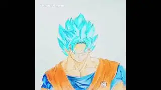 Goku drawing🔥 realistic drawing😱|Goku realistic drawing | #shorts #shortsfeed #viral #goku #art
