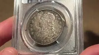 1834 O.103 Large Date Large Letters Capped Bust Half Dollar, PCGS AU53 CAC