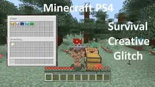 (Only PS4 Edition) Minecraft Glitch Survival Creative Glitch Without disabling Trophies