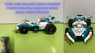71791 LEGO Ninjago ZANE&rsquo;S DRAGON POWER SPINJITZU RACECAR| Speed build | BRICK STUDIOS
