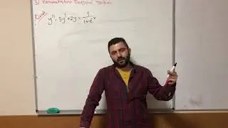 Diferensiyel Denklemler I Parametrelerin Değişimi Yöntemi (Prof.Dr.Halis Bilgil )
