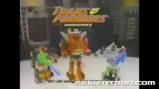 Transformers G2 Autobots Cars and Decepticon Jets commercial 1993 #2