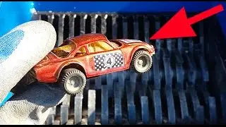 SHREDDING METAL TOY CARS