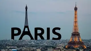[ PARIS BY NIGHT] Cinematic 4K Relaxing Music Video || World Best Music And Video For RELAXATION ||