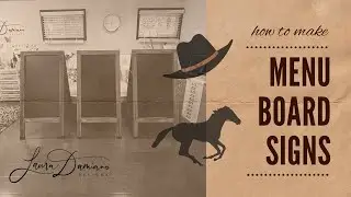 How to Make Menu Board Signs
