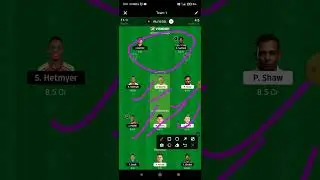 RR vs DC DREAM 11 PREDICTION | FANTASY TIPS | Rajasthan royals vs Delhi capitals #shortsvideo #short
