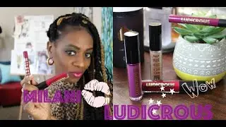 NEW MILANI LUDICROUS {TRYING THE NEW LINE OF LIP GLOSSES}HIGHLY PIGMENTED