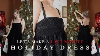Making a Beginner Friendly, Last Minute Holiday Dress - Sew With Me - Bubble Frock Pattern
