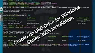 Создание USB-накопителя для установки Windows Server 2025